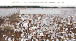 Desktop Screenshot of annelovett.com